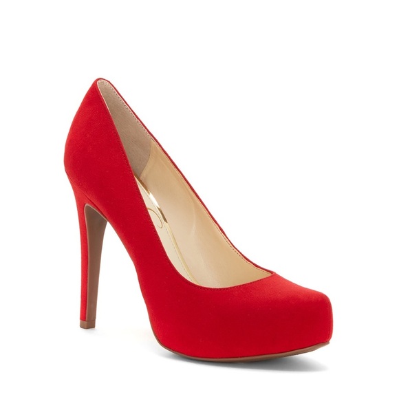 Parisah Platform Pump in Red Muse - Picture 3 of 7